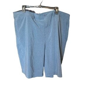 Goodfellow & Co. Flat Front BLUE Gray Shorts Size 42